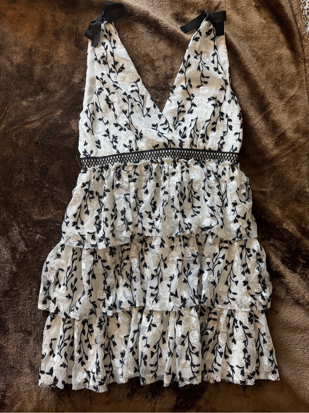 NWOT Bardot Jade Mesh Cocktail Dress